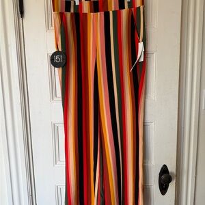 Multicolor Striped Pants